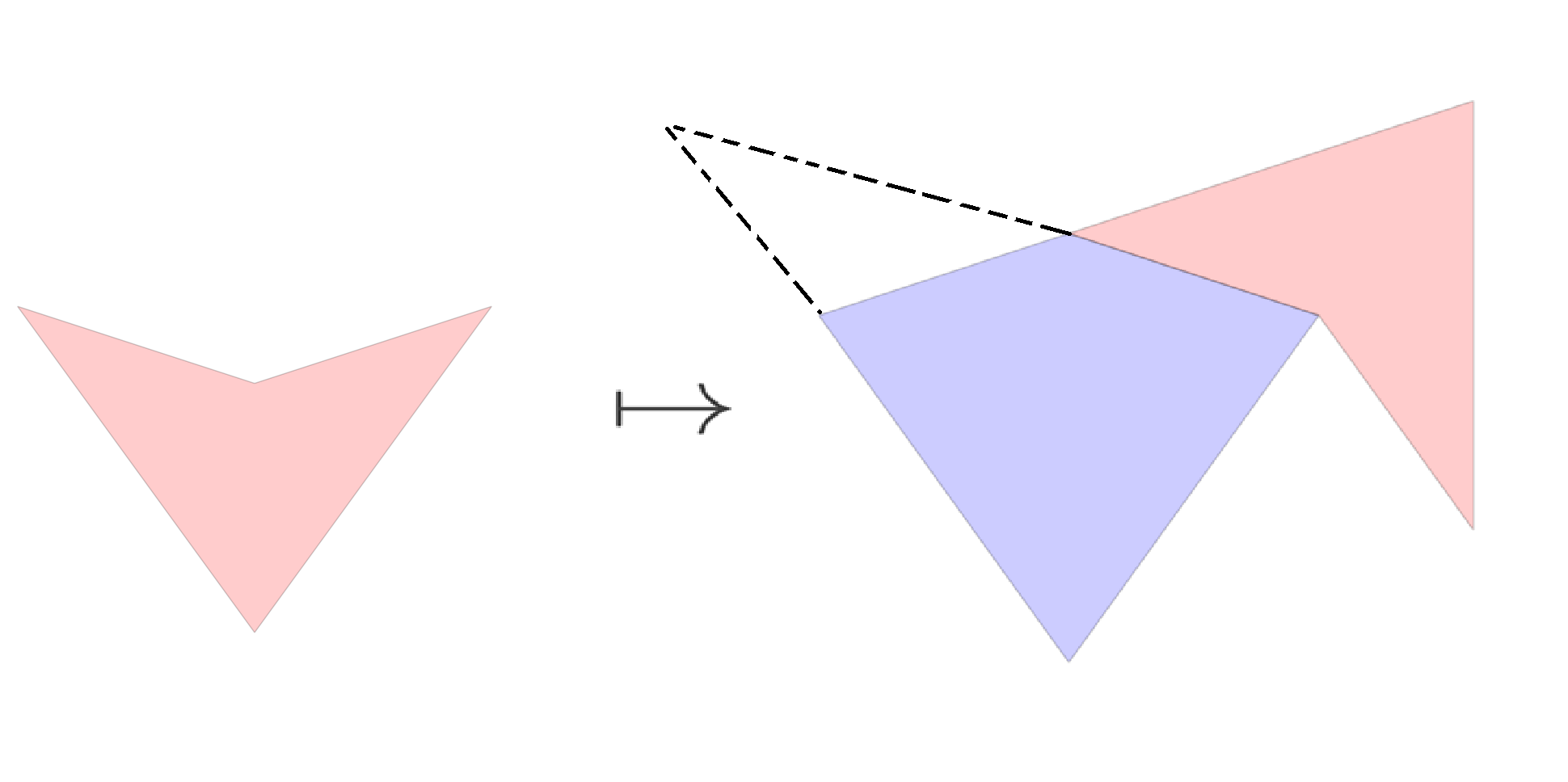 Example of a pseudosubstitution using the Penrose kite-dart